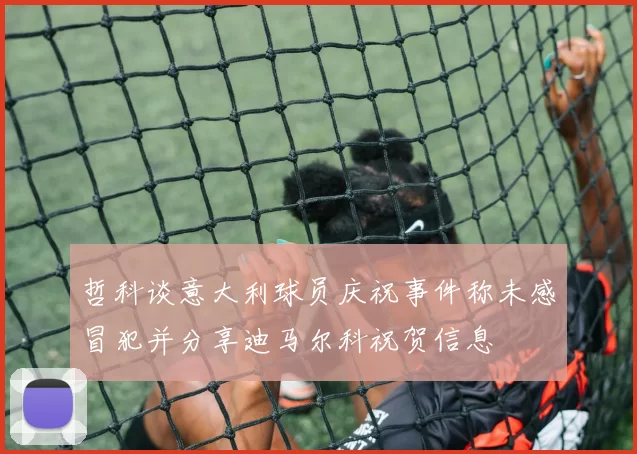 哲科谈意大利球员庆祝事件称未感冒犯并分享迪马尔科祝贺信息